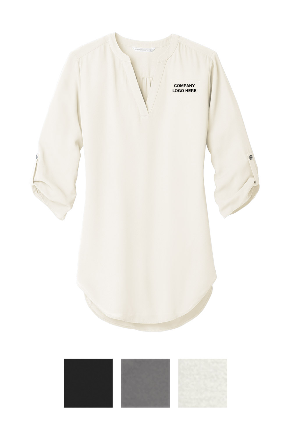 Port Authority® Ladies 3/4-Sleeve Tunic Blouse